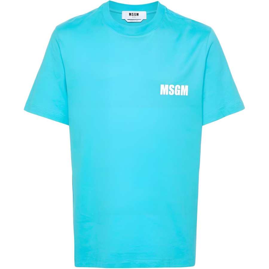 MSGM Msgm logo-print cotton T-shirt