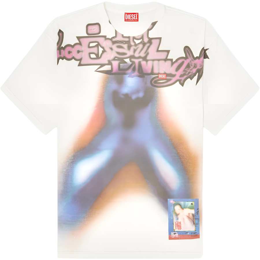 DIESEL Diesel T-Boxt Patterned T-Shirt