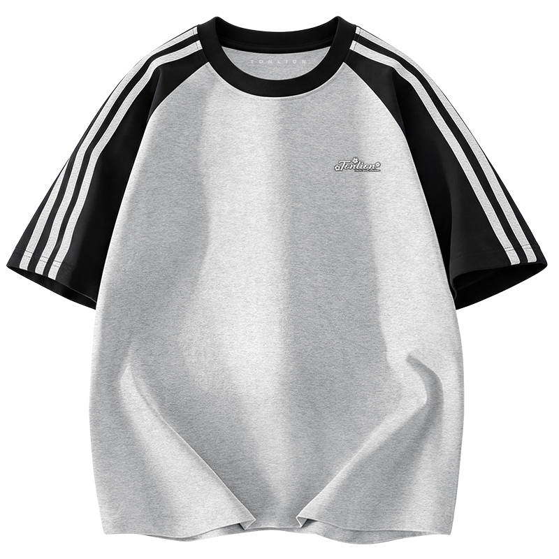 Tonlion T Shirts Women's Crew Neck Moderate Straight Fit