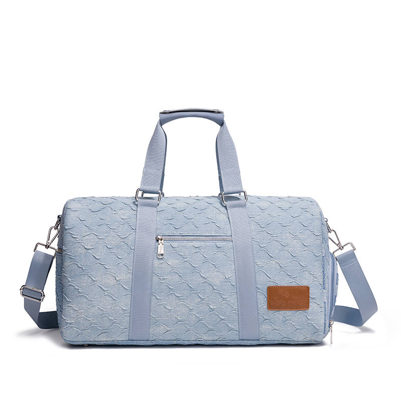 Disney Mickey Mouse Fabric Gym Bag Regular Unisex Denim Blue