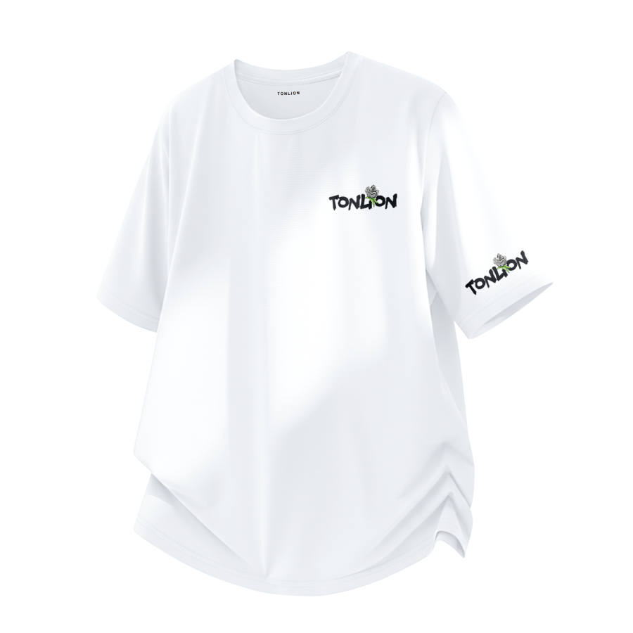 Tonlion T Shirts Unisex Crew Neck Moderate Straight Fit