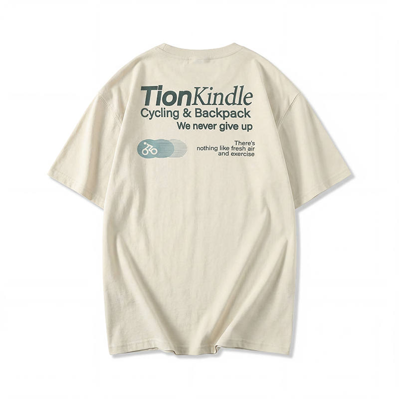 Tonlion T Shirts Men's Crew Neck Moderate Straight Fit