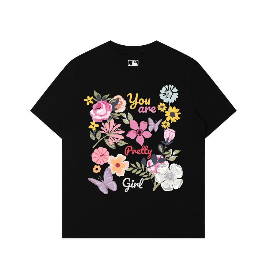 MLB MLB T Shirts Unisex Black Crew Neck Moderate