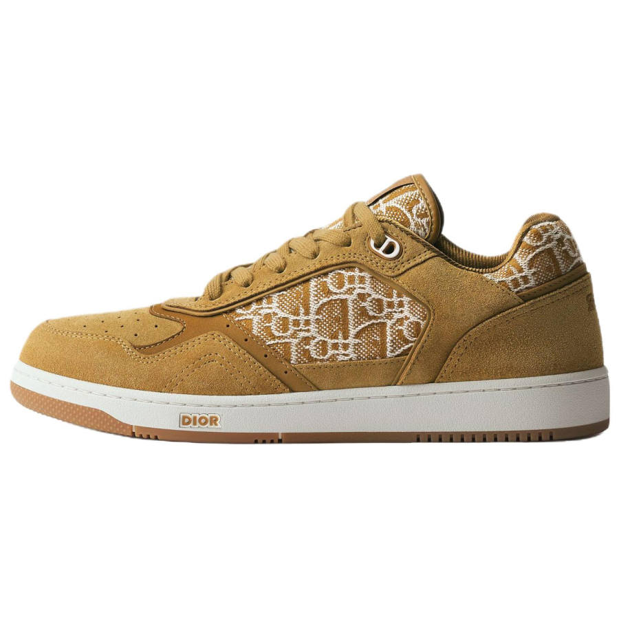 DIOR B27 Uptown Low top Skateboard Shoes Men's Cognac Brown