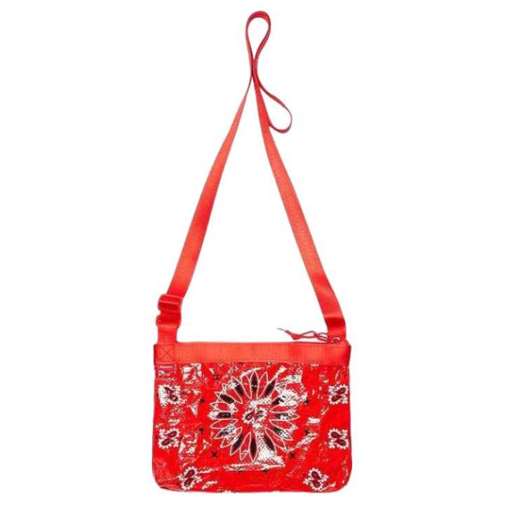Supreme Supreme Print Crossbody Bags Unisex Red