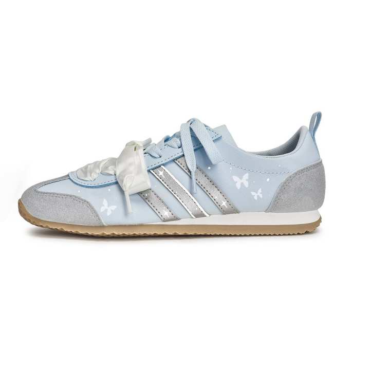 Adidas Adidas VS JOG 2.0 Light Blue Butterfly Dream Low top German Army Trainers Unisex Blue Gray