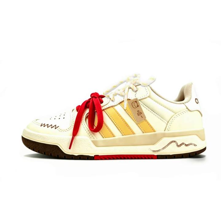 Adidas Adidas ENTRAP Slip Resistant, Abrasion Resistant, Height Increasing Low top Skateboard Shoes Unisex Ecru