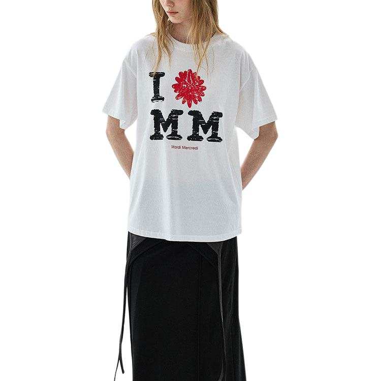 MARDI MERCREDI T Shirt Women's Korean Style