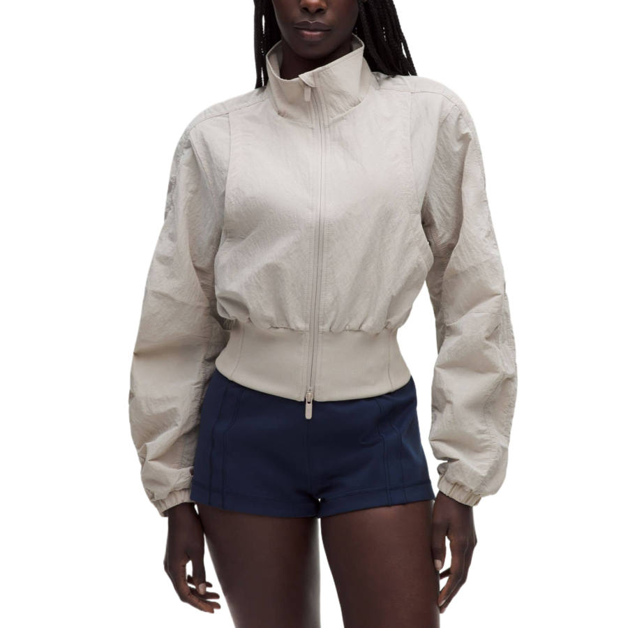 Lululemon Jackets Women's Urban Sand Brown/DOWN Stand Collar Moderate Other