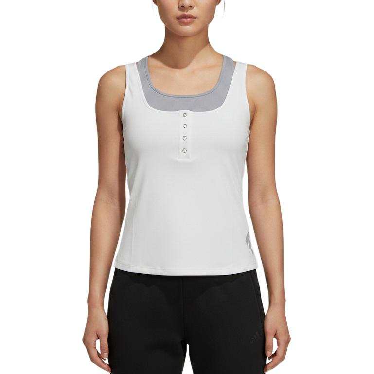Adidas Adidas FOS Tank Tops Women's White Square Collar Moderate Other