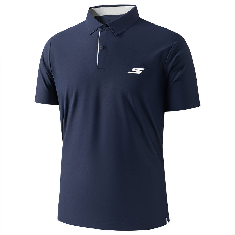 Skechers Polo Shirt Unisex Navy Blue 010N