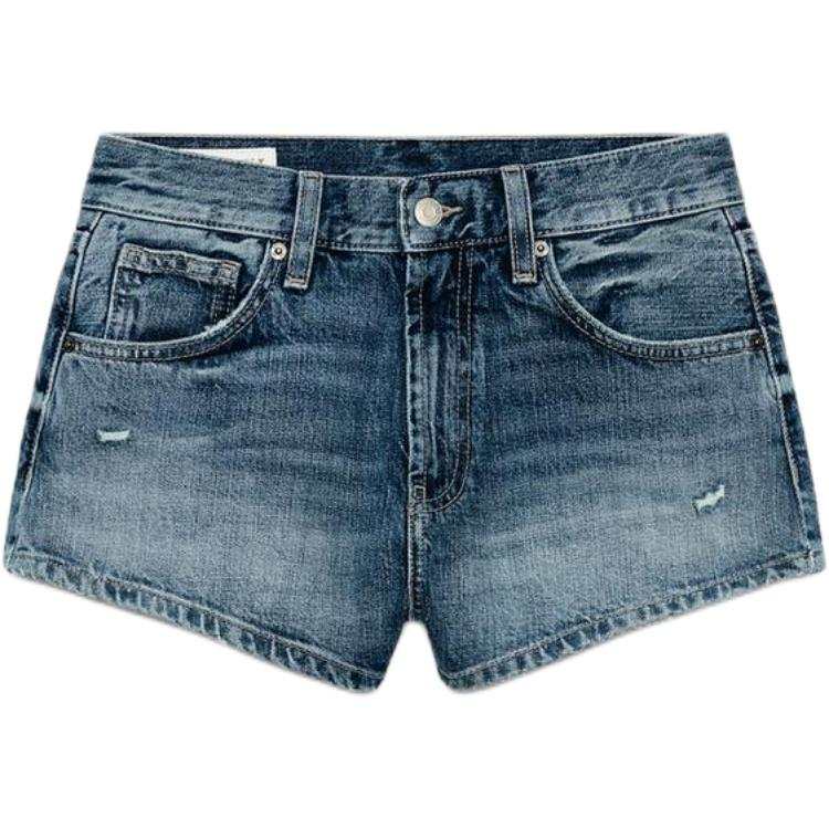 ZARA Trf Denim Shorts Women's Blue Moderate Other