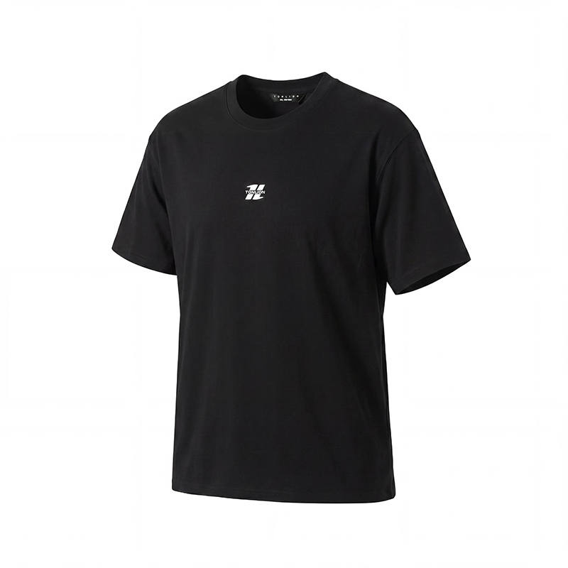 Tonlion T Shirts Men's Crew Neck Moderate Straight Fit