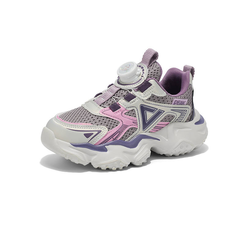 PEAK Synthetic Leather, Textile Running Shoes Teenagers