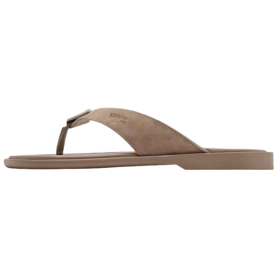 LOUIS VUITTON LOUIS VUITTON Sunset Flip Flops Men's Umber