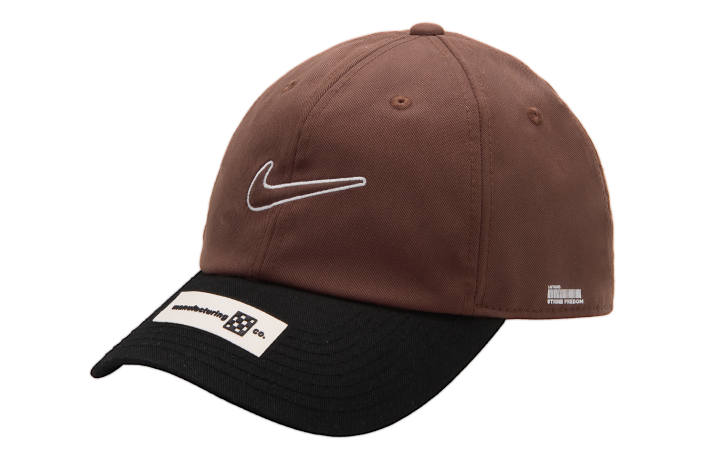 Nike Nike Polyester Baseball Caps Unisex Black Brown