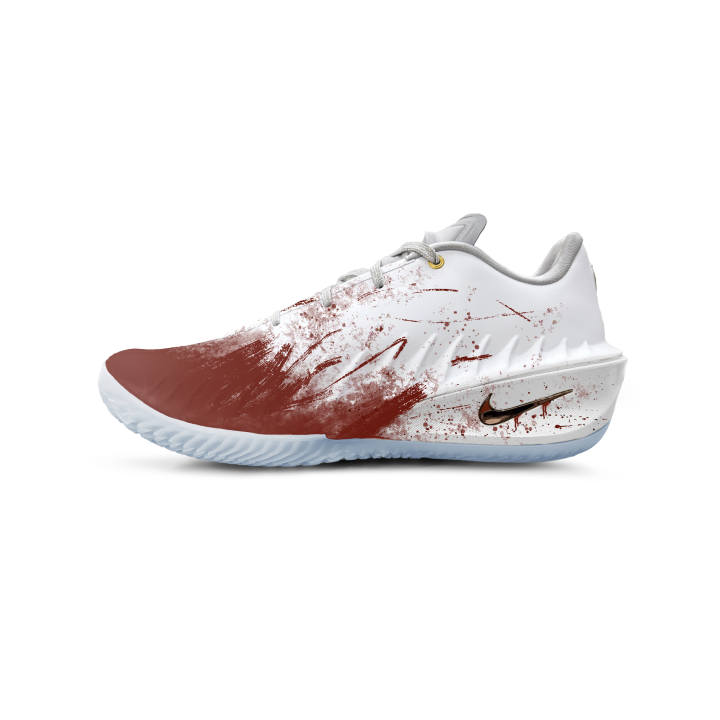 Nike Nike G.T. Cut 4 Crimson Dyed Cushioning Slip Resistant Low top Basketball Shoes Unisex Red