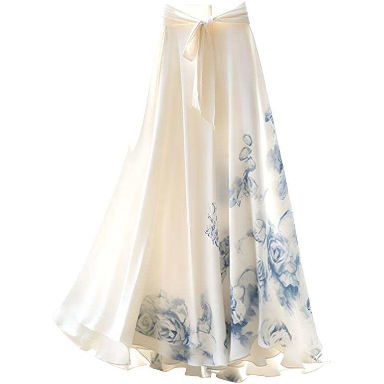 DUSHE Casual Long Skirt Women's