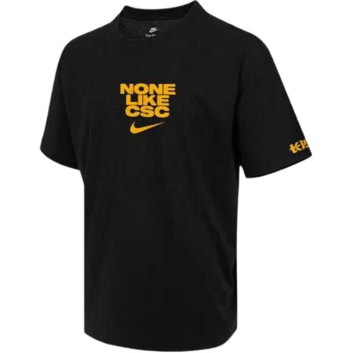 Nike Nike T Shirts Men's Black Crew Neck Moderate