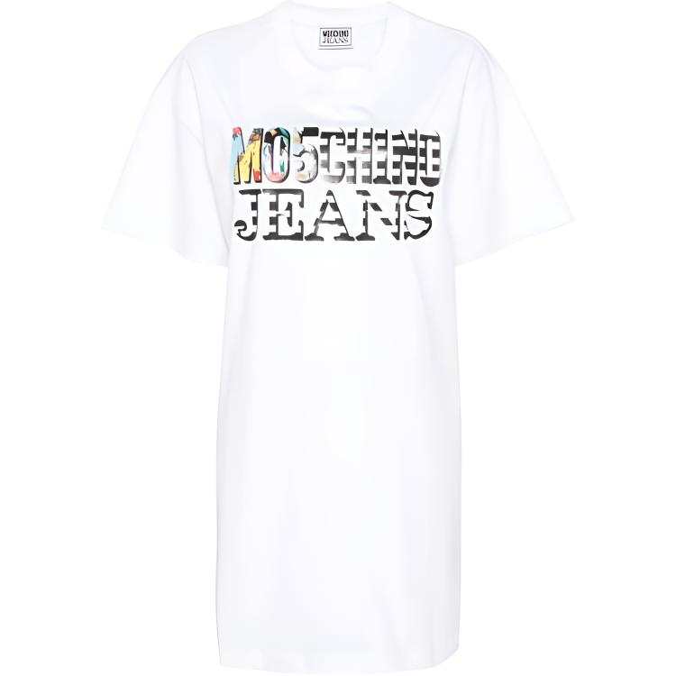 MOSCHINO Short Sleeved Dress Women's White
