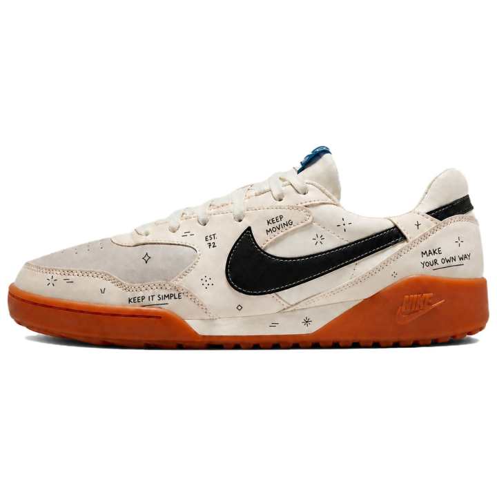Nike Nike Terra Manta Orange Ink Synthetic Leather Low top Casual Shoes Men's Beige White Black