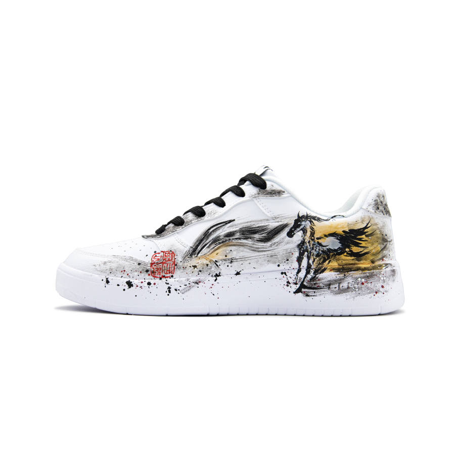 Li-Ning Li Ning Floating Boat Slip Resistant Abrasion Resistant Low top Skateboard Shoes Unisex