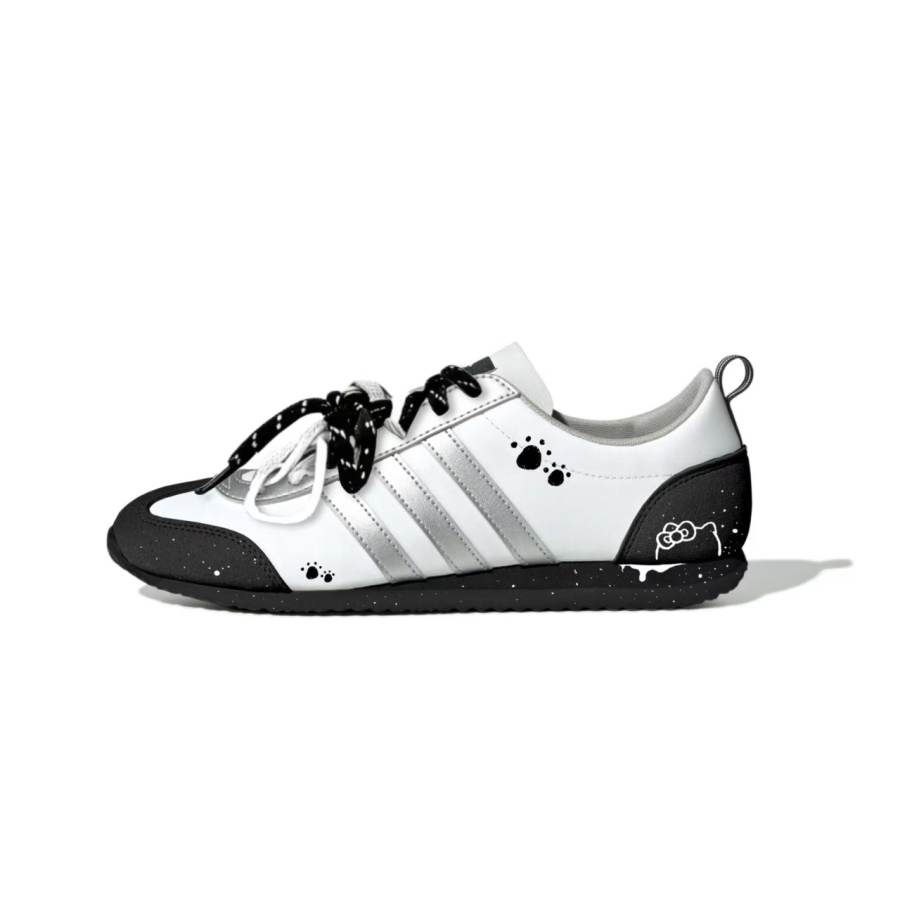Adidas Adidas VS JOG 2.0 Slip Resistant, Abrasion Resistant, Lightweight Low top German Army Trainers Women's White