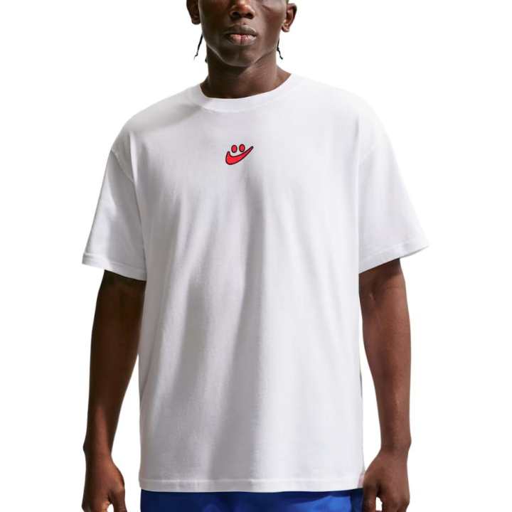 Nike Nike Sportswear T Shirts Men's White Crew Neck Moderate