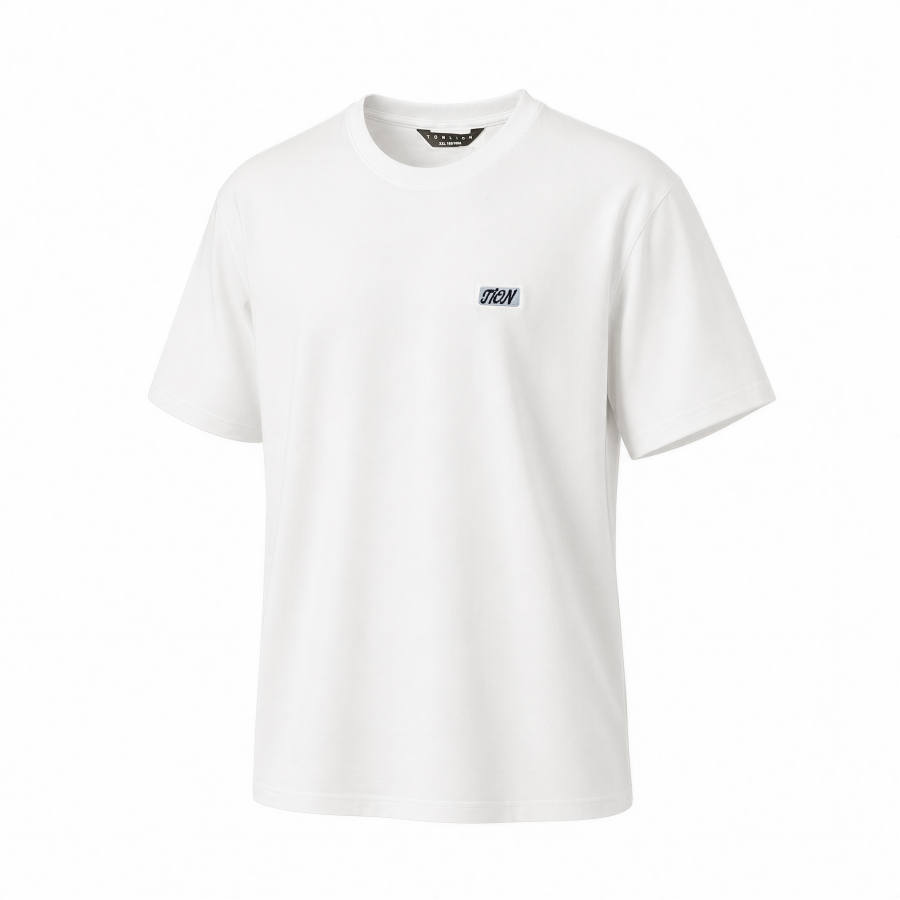 Tonlion T Shirts Men's Crew Neck Moderate Straight Fit