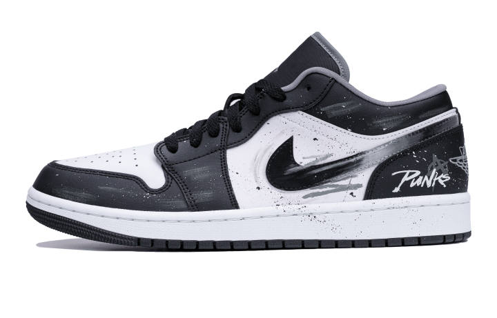 Jordan Jordan Air Jordan 1 Stunning Ink Dyed Spray Application Leather Slip Resistant Lightweight Low top