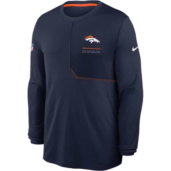 Nike Nike Denver Broncos Sideline Coach Men's Nike Dri-FIT Nfl Long-Sleeve Top