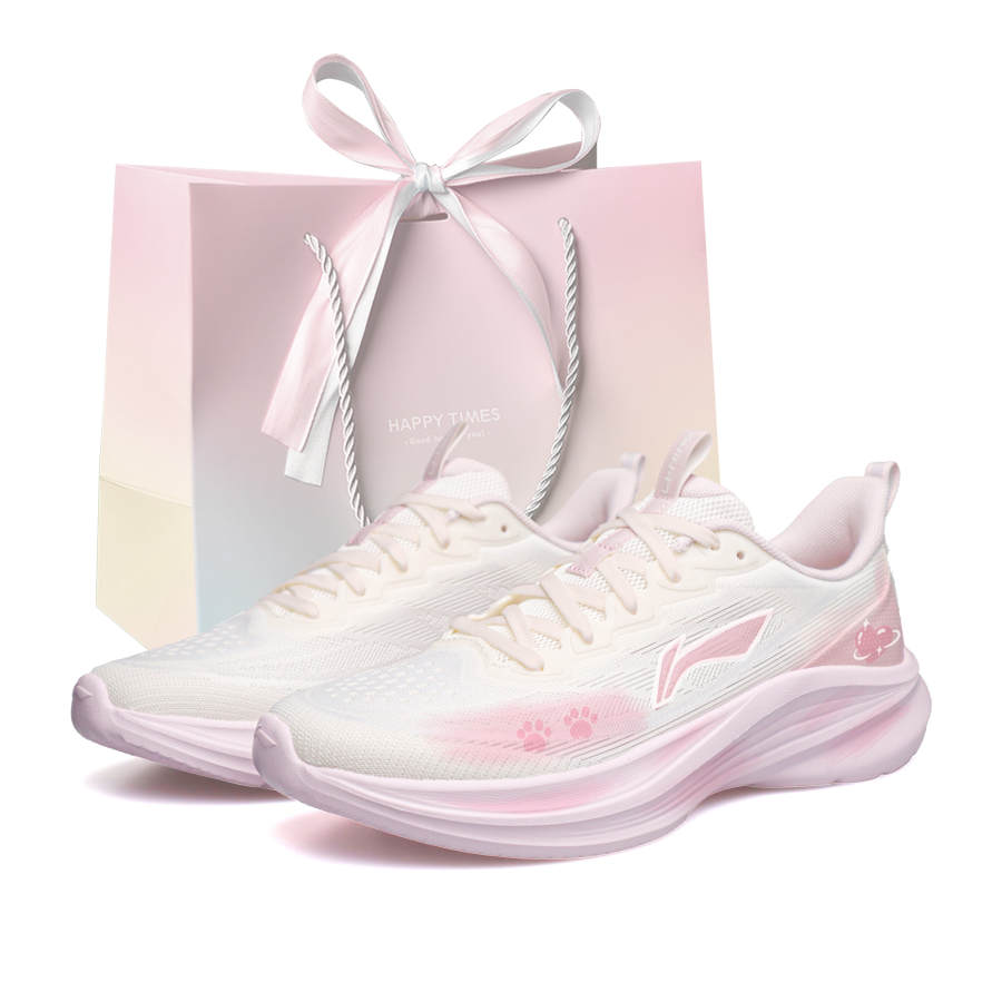 Li-Ning Li Ning Light Breeze Height Increasing Lightweight Low top Casual City Commuting Running Shoes Women's