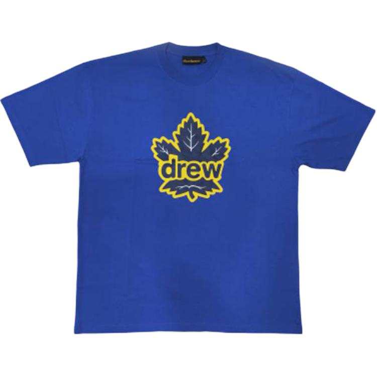 Drew House x Maple Leafs T Shirt Unisex Blue