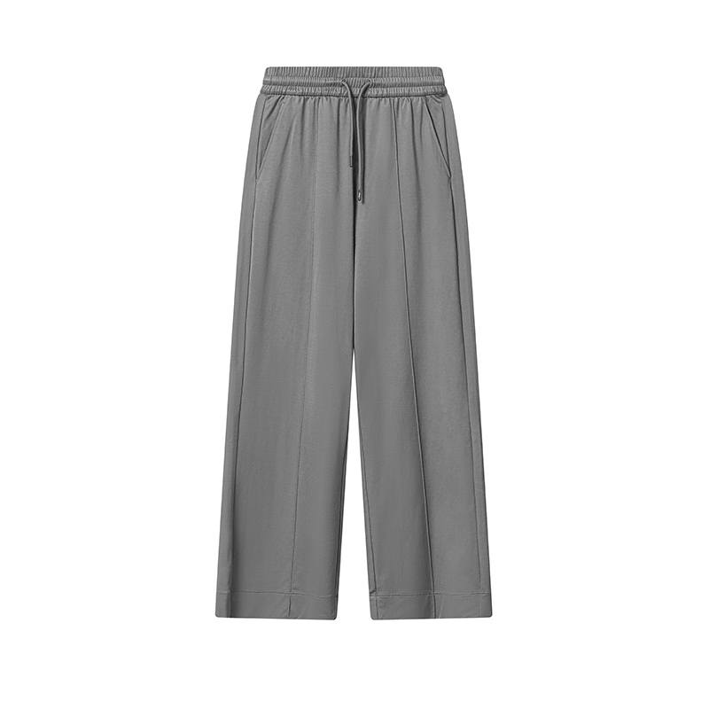 FILA MILANO Casual Pants Women's Elegant Dark Gray