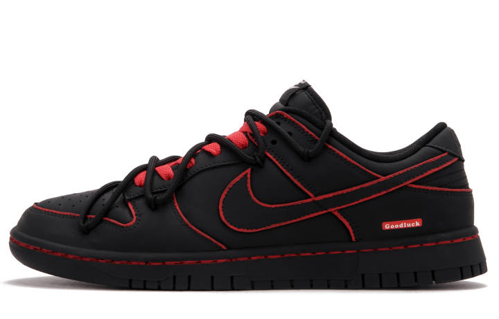 Nike Nike Dunk Lucky Red Low top Skateboard Shoes Unisex Black Red