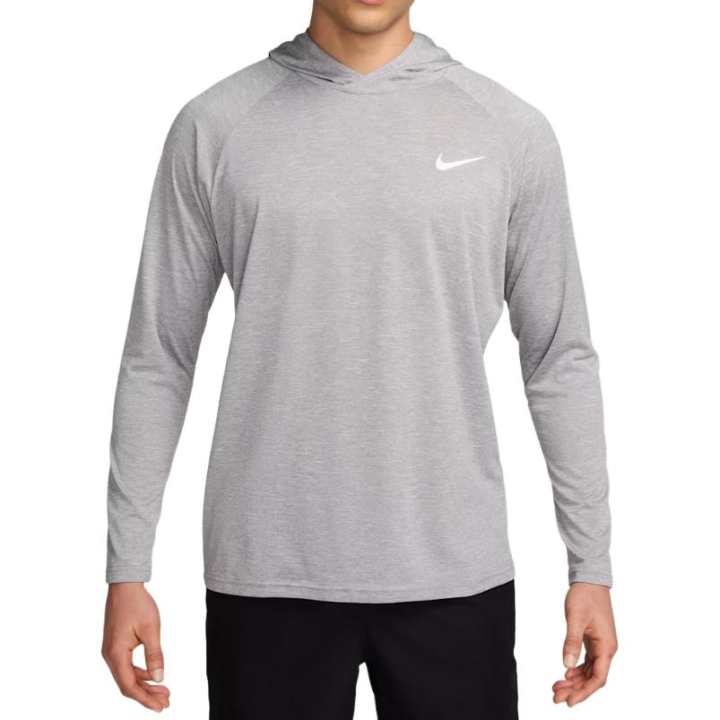 Nike Nike Sweatshirts Men's Particle Gray/White Hooded Non Detachable Moderate