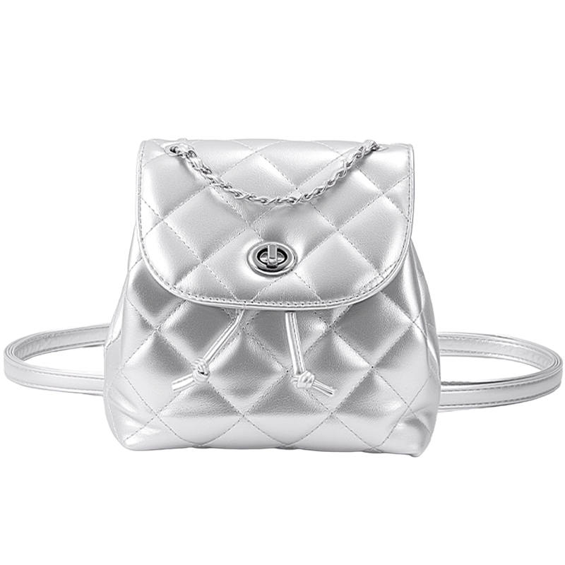 Tonlion Tonlion Fabric Backpack Regular Women's Silver