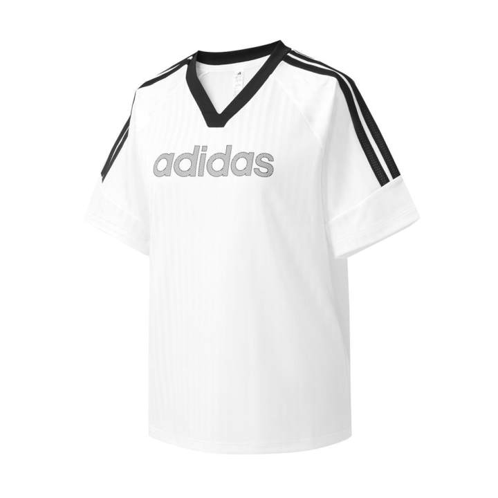 Adidas Adidas T Shirts Women's White V Neck Moderate