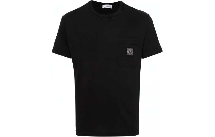 Stone Island Compass-patch cotton T-shirt