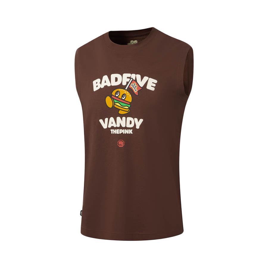 Li-Ning Li Ning x BADFIVE Tank Top Men's Hazelnut Chocolate Brown