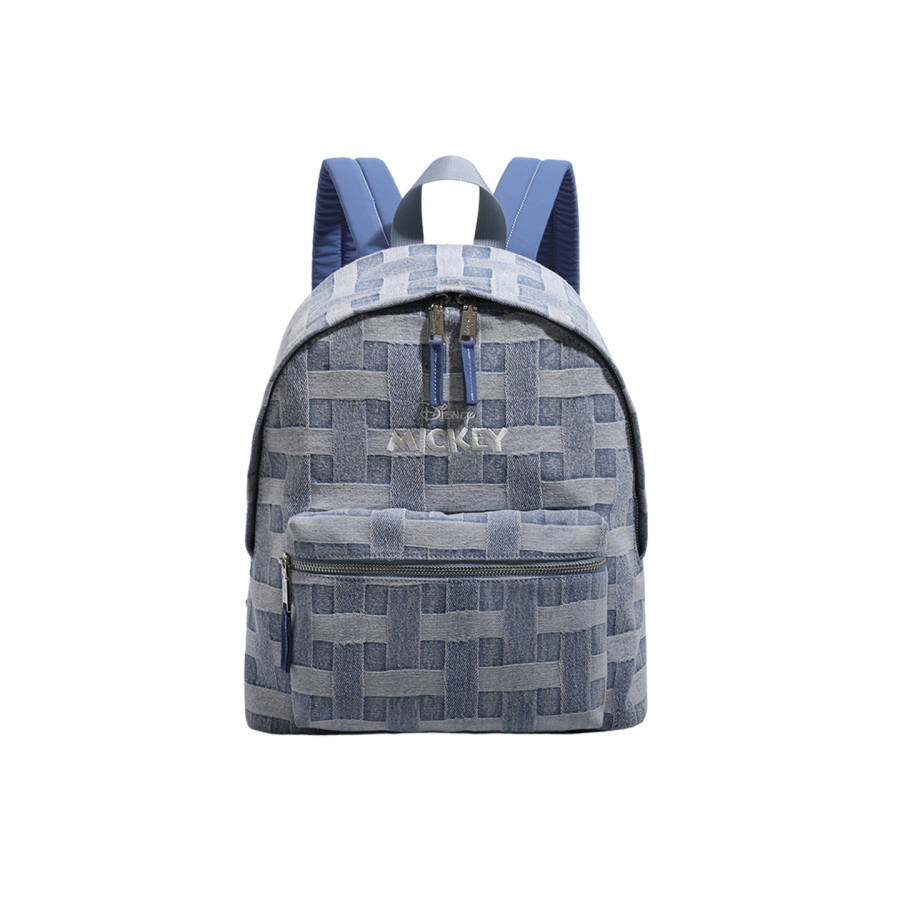Disney Disney Mickey Mouse Fabric Backpack Regular Unisex Denim Blue