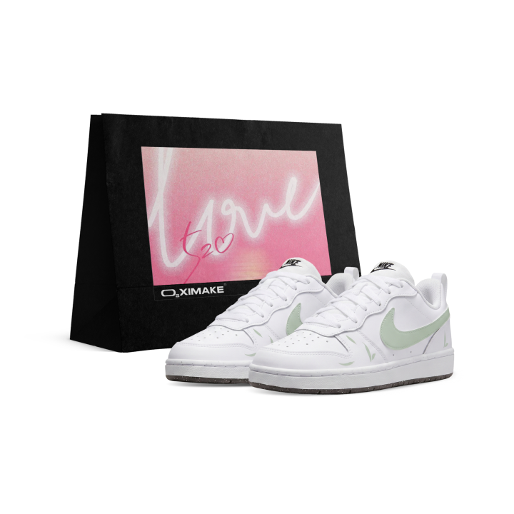 Nike Nike Court Borough Low top Skateboard Shoes Unisex White Green