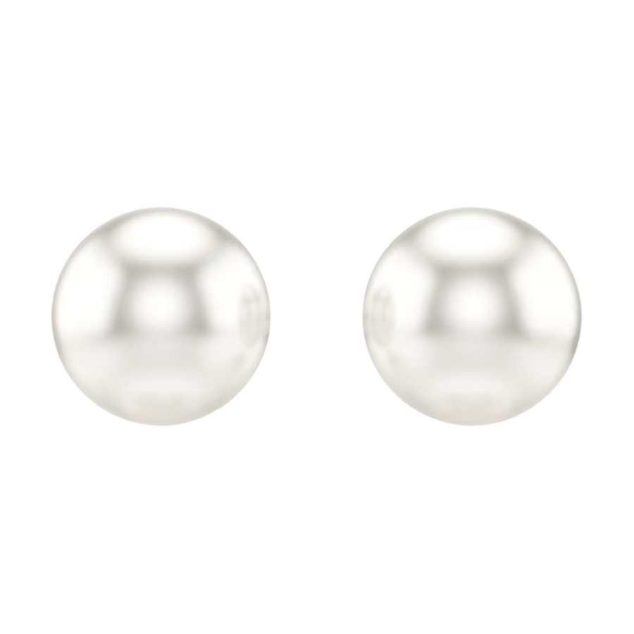 Swarovski Swarovski Matrix Stud Earrings Unisex White