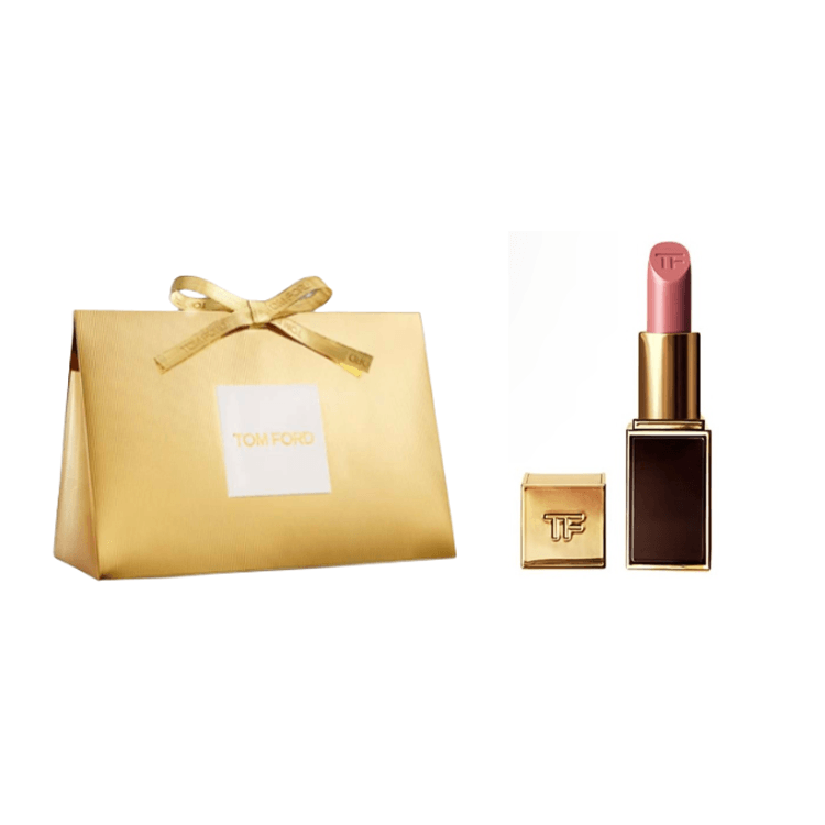 TOM FORD Black Tube Lipstick Shopping Bag Satin Complexion Glossy Lip 3.5g