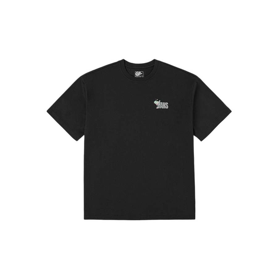 Vans Vans T Shirts Unisex Black Crew Neck Moderate