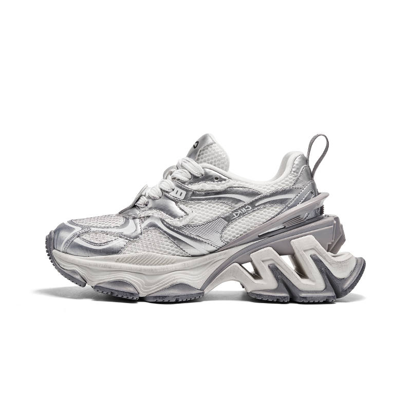 CHERYKALLY Distressed Shoes Cushioning Chunky Sneakers Women's