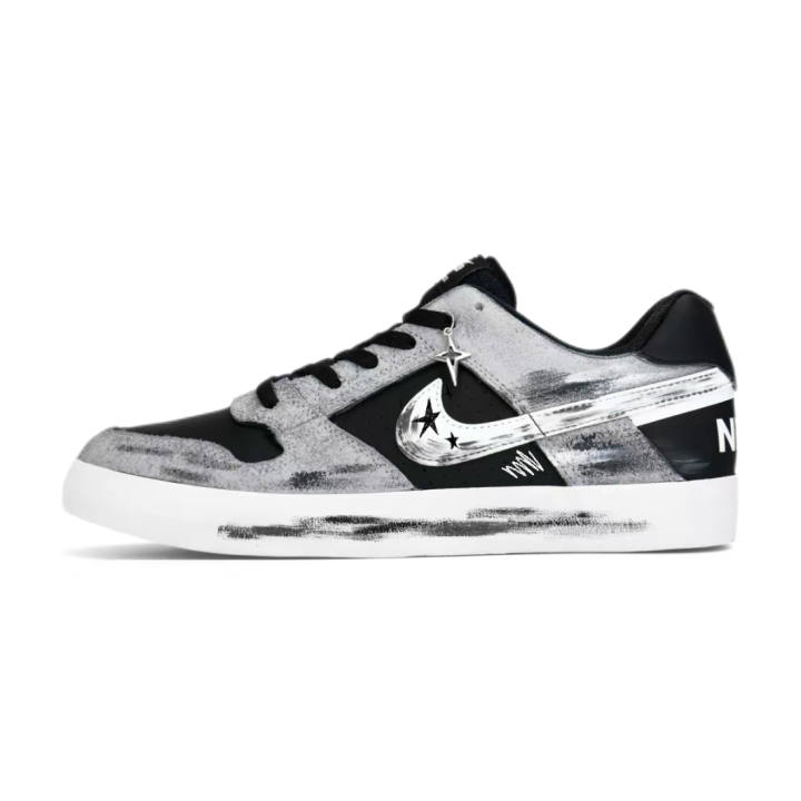 Nike Nike Air Force 1 Low top Skateboard Shoes Unisex Carbon Black