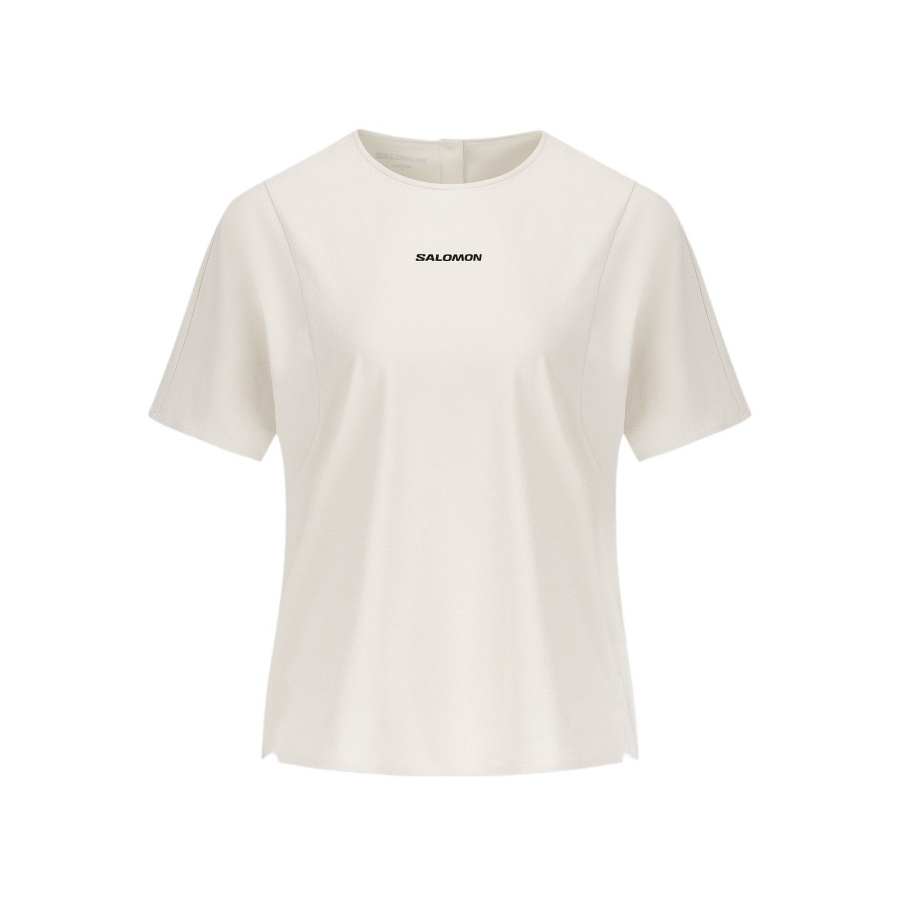 SALOMON T Shirts Women's Antique White Crew Neck Moderate