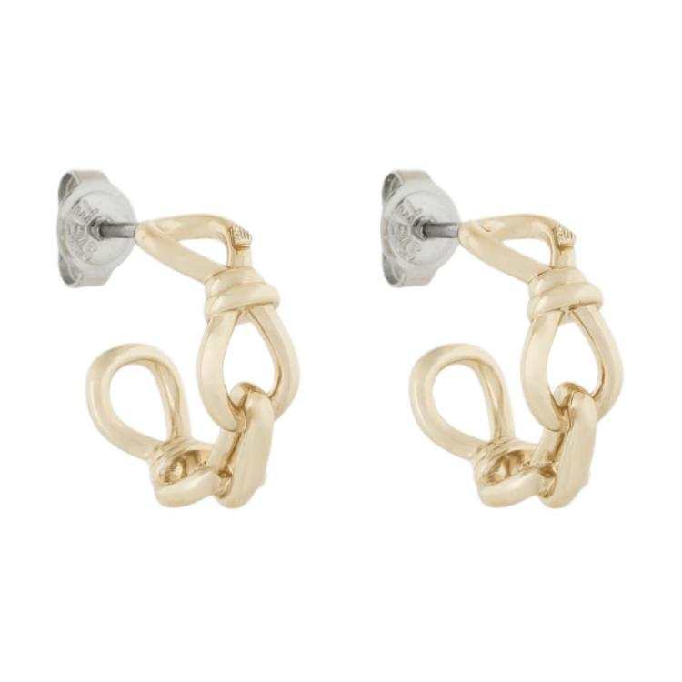 EMPORIO ARMANI Brass Earrings Women's Gold