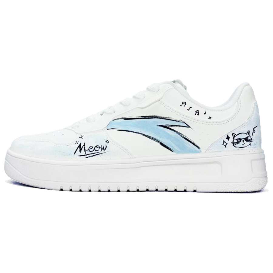 Anta Easy Abrasion Resistant Lightweight Low top Skateboard Shoes Unisex